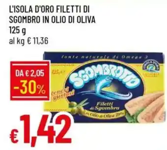 Galassia L'isola d'oro filetti di sgombro in olio di oliva offerta