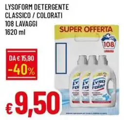 Galassia Lysoform detergente classico/colorati offerta