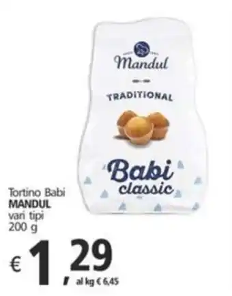 Alter Discount Tortino Babi MANDUL vari tipi offerta