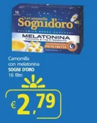 Alter Discount Camomilla con melatonina SOGNI D'ORO 16 filtri offerta