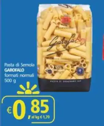 Alter Discount Pasta di Semola GAROFALO formati normali offerta