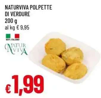 Galassia Naturviva polpette di verdure offerta