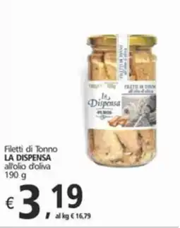 Alter Discount Filetti di Tonno LA DISPENSA all'olio d'oliva offerta