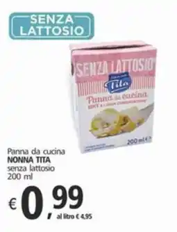 Alter Discount Panna da cucina NONNA TITA senza lattosio offerta