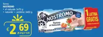 Alter Discount Tonno NOSTROMO al naturale offerta