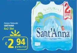 Alter Discount Acqua Naturale SANT'ANNA offerta