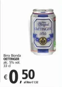 Alter Discount Birra Bionda OETTINGER akc. 5% vol. offerta