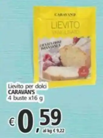 Alter Discount Lievito per dolci CARAVANS offerta