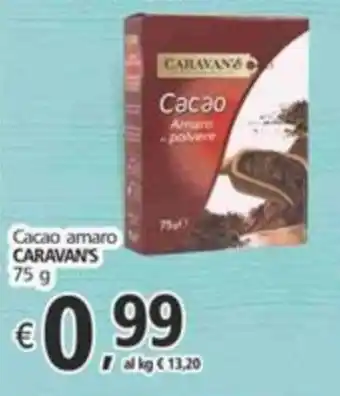 Alter Discount Cacao amaro CARAVANS offerta