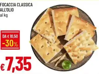 Galassia Focaccia classica all'olio offerta