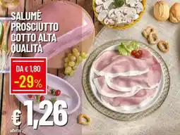 Galassia Salumė prosciutto cotto alta qualita offerta