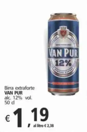 Alter Discount Birra extraforte VAN PUR alc. 12% vol. offerta