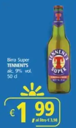 Alter Discount Birra Super TENNENTS alc. 9% vol. offerta