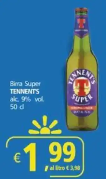 Alter Discount Birra Super TENNENTS alc. 9% vol. offerta