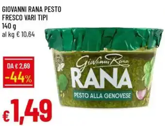 Galassia Giovanni rana pesto fresco vari tipi offerta