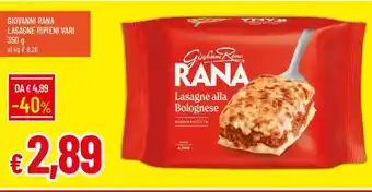 Galassia Giovanni rana lasagne ripieni vari offerta