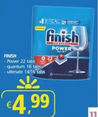 Alter Discount FINISH - Power 22 tabs offerta