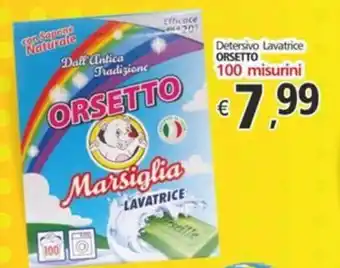 Alter Discount Detersivo Lavatrice ORSETTO offerta