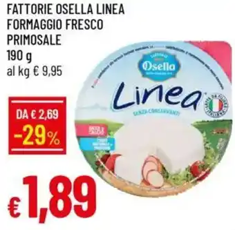 Galassia Fattorie osella linea formaggio fresco primosale offerta