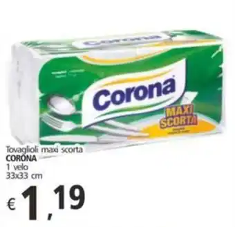 Alter Discount Tovaglioli maxi scorta CORONA offerta