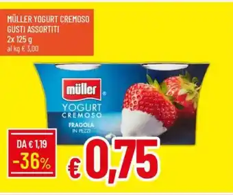 Galassia Müller yogurt cremoso gusti assortiti offerta