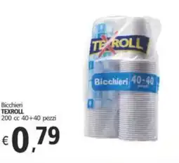 Alter Discount Bicchieri TEXROLL offerta