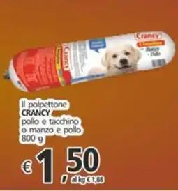 Alter Discount Il polpettone CRANCY pollo e tacchino o manzo e pollo offerta