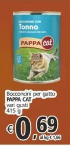 Alter Discount Bocconcini per gatto PAPPA CAT vari gusti offerta