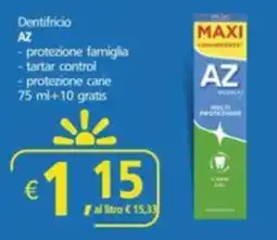 Alter Discount Dentifricio AZ offerta