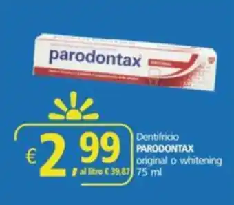 Alter Discount Dentifricio PARODONTAX original o whitening offerta