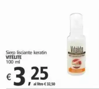 Alter Discount Siero lisciante keratin VITELITE offerta