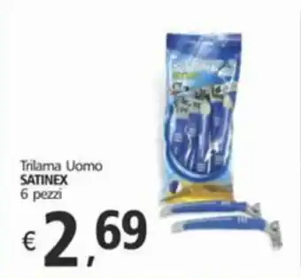 Alter Discount Trilama Uomo SATINEX 6 pezzi offerta