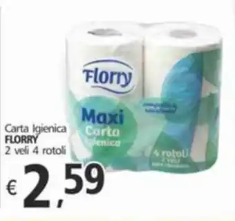 Alter Discount Carta Igienica FLORRY offerta