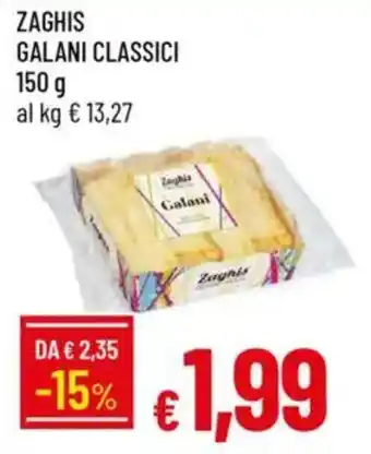 Galassia Zaghis galani classici offerta