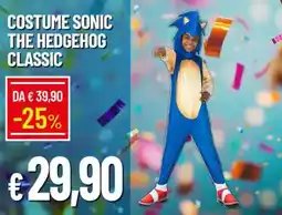 Galassia Costume sonic the hedgehog classic offerta