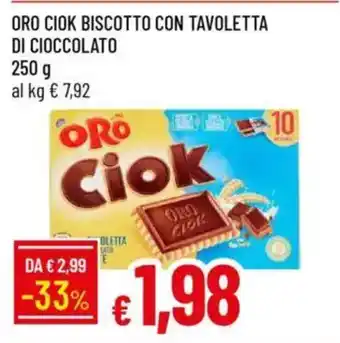 Galassia Oro ciok biscotto con tavoletta di cioccolato offerta