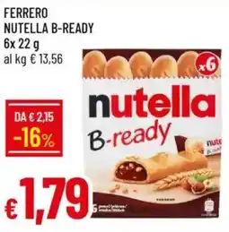 Galassia Ferrero nutella b-ready offerta