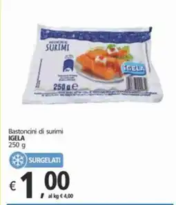 Alter Discount Bastoncini di surimi IGELA offerta