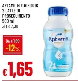 Galassia Aptamil nutribiotik 2 latte di proseguimento offerta