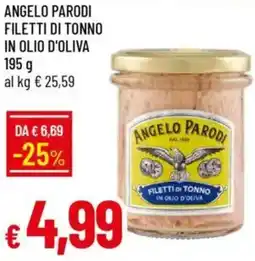 Galassia Angelo parodi filetti di tonno in olio d'oliva offerta