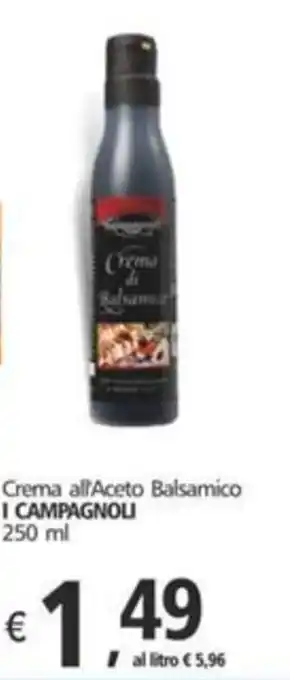 Alter Discount Crema all'Aceto Balsamico I CAMPAGNOLI offerta