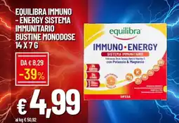 Galassia Equilibra immuno -energy sistema immunitario bustine monodose offerta