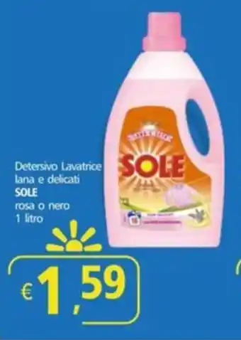 Alter Discount Detersivo Lavatrice lana e delicati SOLE rosa o nero offerta