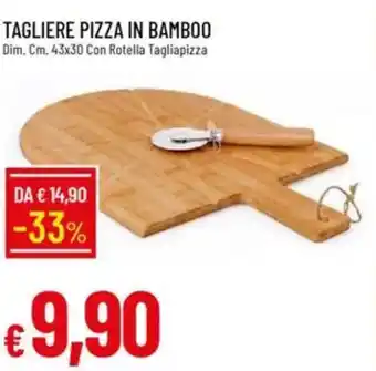 Galassia Tagliere pizza in bamboo offerta