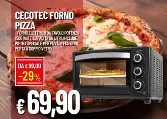 Galassia Cecotec forno pizza offerta