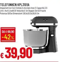 Galassia TELEFUNKEN KPL3101A offerta