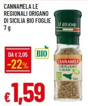 Galassia Cannamela le regionali origano di sicilia bio foglie offerta