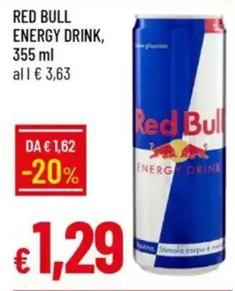 Galassia Red bull energy drink offerta