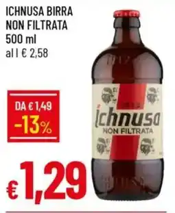 Galassia Ichnusa birra non filtrata offerta
