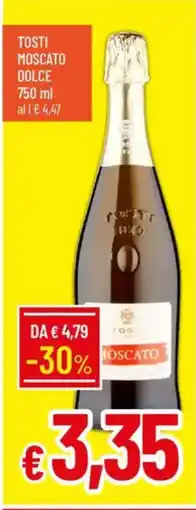 Galassia Tosti moscato dolce offerta